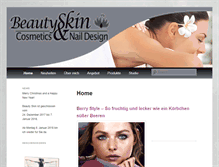 Tablet Screenshot of beautyskin-andrea.ch